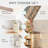 Rotating Bookshelf Tower, Solid Wood Rotating Bookshelf, 2 Tier Spinning Bookshelf With 2 Drawers, 360 Display Revolving Bookcase For Kids&adults, Round Corner Book Shelf For Bedroom, Living Room-1225185994