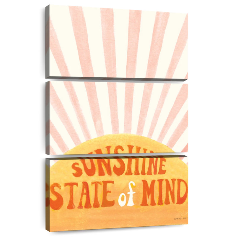 Tergel Sunshine Mind, 57" H x 36" W