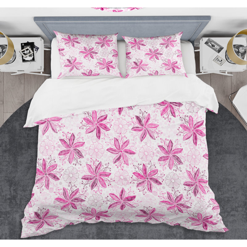 Ensemble de housse de couette mid-century rétro, Housse de couette très grand + 2 taies décoratives