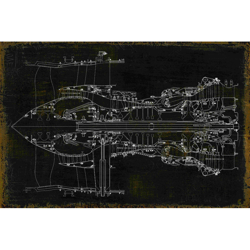 Vieux dessin 17, impression sur toile tendue, H 8 po x l 12 po