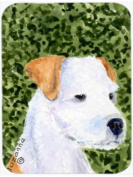 Jack Russell Wood Glass Cutting Board