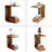 C-Shaped Bedside Table,Stylish Side Table