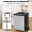Beer Kegerator Draft Beer Dispenser Full Size Keg Refrigerator Dual Tap