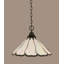 Luminaire suspendu en forme de chaîne avec perle 16 po Arrietty-32465362-32465366