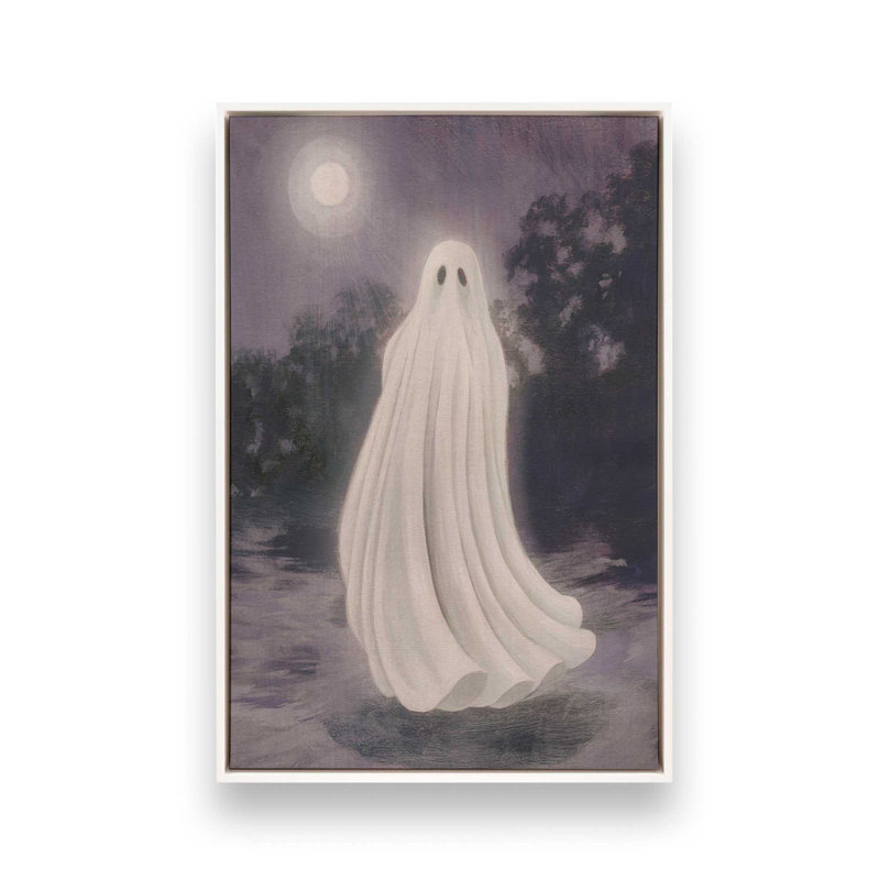 «Floating in the Forest I» par Grace Popp, reproduction d'art sur toile, H 24 po x l 36 po, Blanc