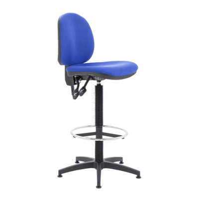 Inbox Zero Deluxe Draughtsman Twill Drafting Chair