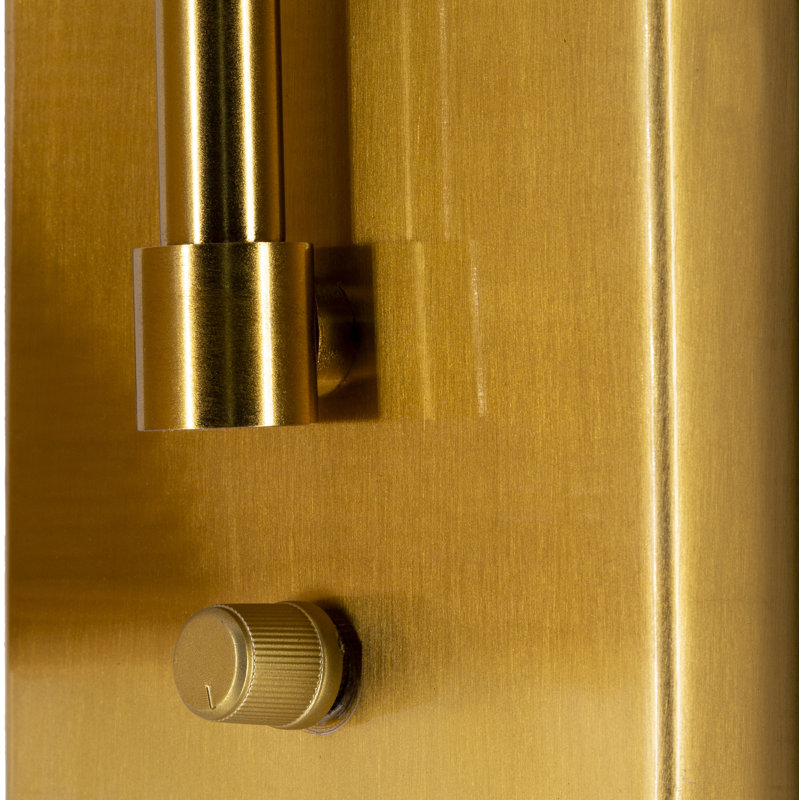 Maebel 1 - Light Gold Armed Sconce