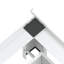 Lavabo piédestal avec tiroir blanc 27,2 po x 27,2 po x 12,8 po