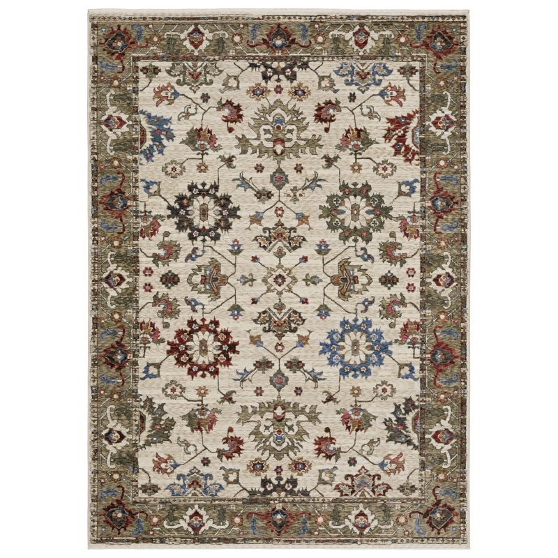Suhaan Oriental Indoor Rug, Rectangle 6'7" x 9'9"