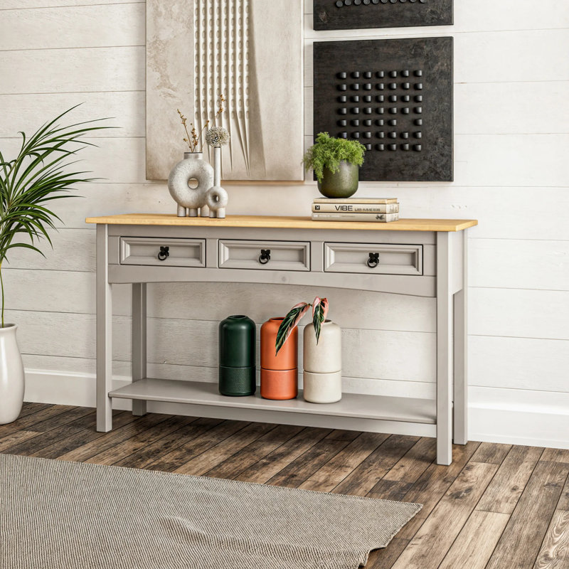 122cm Solid Wood Console Table