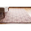 Tapis mauve à motif géométrique mauve tissé à la main-1979043117
