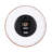 QXA853BLH Classic Modern Clock, Brown
