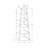 Hewitt Zyn 71 Inch Corner Shelf, 5 Tier Etagere V Ladder Bookcase, Espresso Brown-760349400-767692138