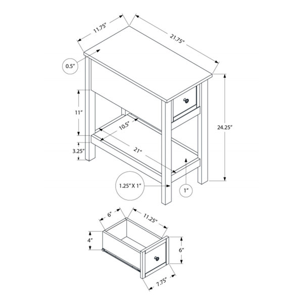 Dimensions du produit