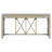Rectangular Top Console Table with 4 Spacious Drawers, Open Bottom Storage-1837046319