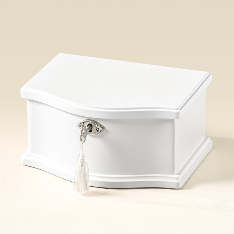 Boîte à bijoux musicale ballerine, 0,38 pi x 0,8 pi x 0,57 pi, Beige