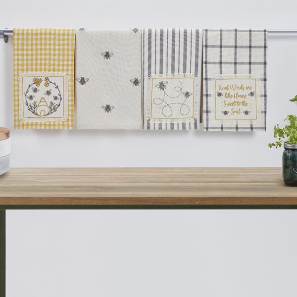 Now Designs Jacquard 100% Woven Cotton Kitchen Dish Towels Honeybee Set of  2, Set of 2 - Kroger