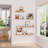 Floating Shelves Set Of 3, Picture Ledge Shelf, 48 Inch Long Floating Shelves For Wall,Floating Shelves With Lip For Living Room,Bedroom,Bookshelf,Nursery-Natural Oak