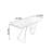 Creative Leg Design Rectangular Computer Desk-1798398649