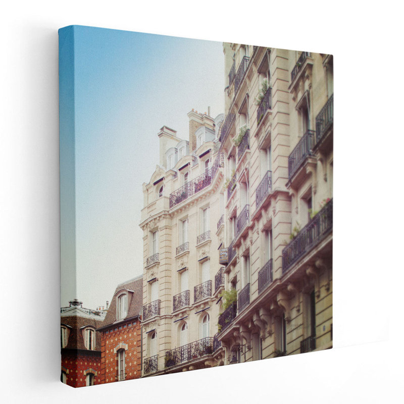 Paris Moments III - reproduction d'art sur toile, H 12 po x l 12 po