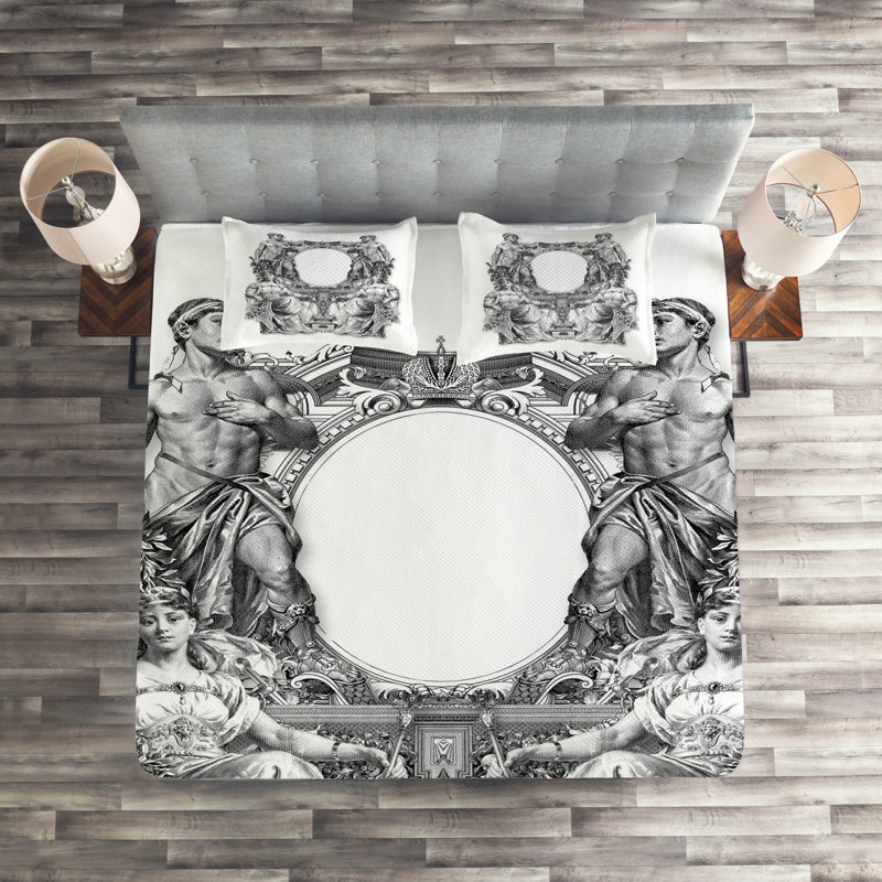 Motifs Traditional Polyester Coverlet