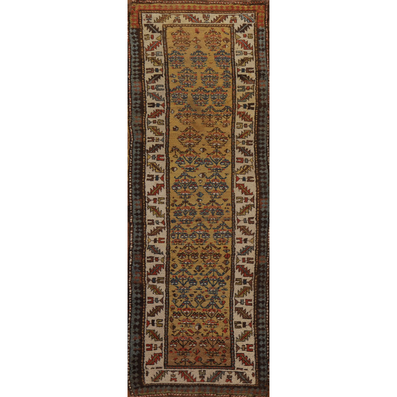 Tapis de couloir antique pré-1900 3 x 11