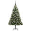 Artificial Hinged Christmas Tree with Flocked Snow-1693989642-1693989639