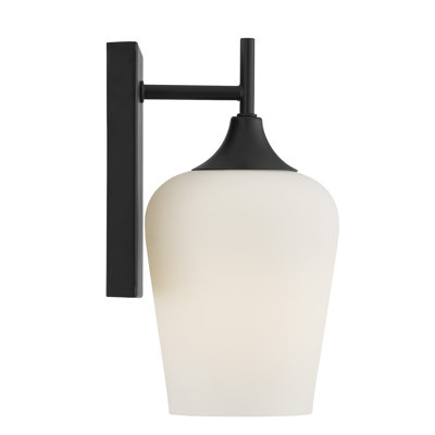 Breena 1-Light Dimmable Armed Sconce