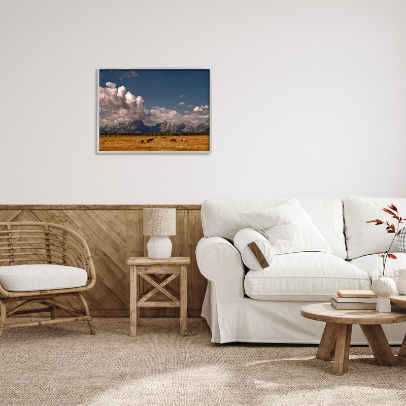 Art mural sur toile Stupell Industries Horses, H 24 po x l 30 po x P 1,5 po, Estampe numérique Farmhouse
