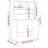 vidaXL Desk with Shelves Working Computer Desk Office Furniture Engineered Wood-1807101470