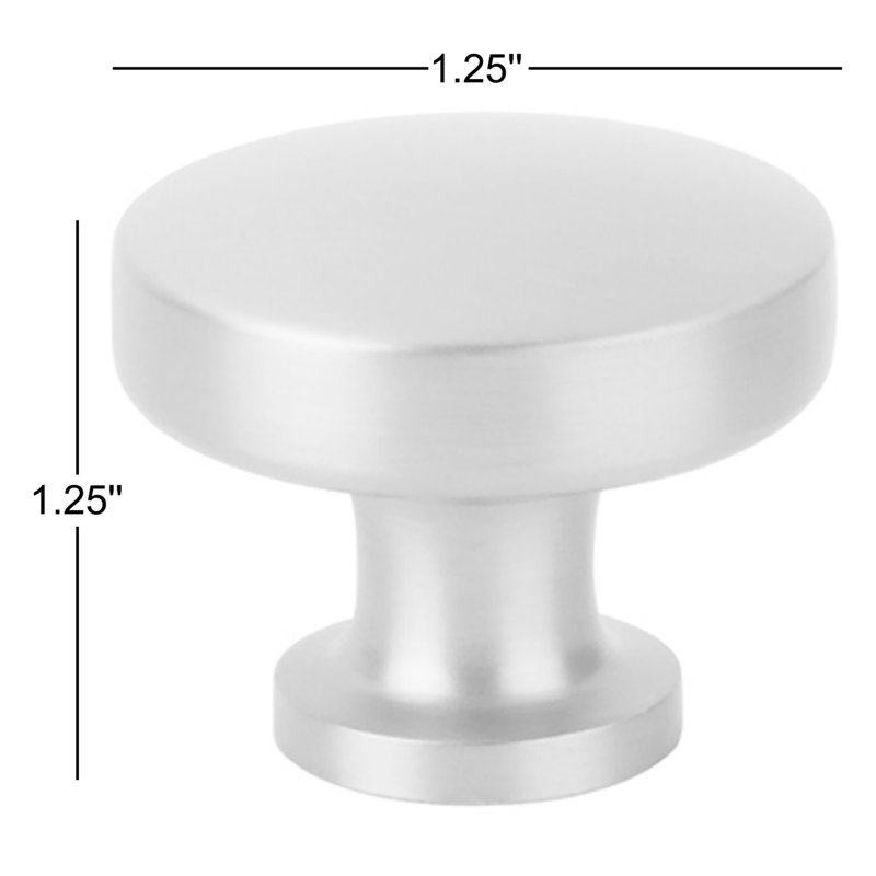 Paxton Round Knob, Flat Black