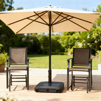 Base de parasol d'extérieur Fashion Design, base de parasol avec roues, support de parasol d'extérieur robuste