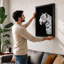 Leopard Profile Modern - Framed Print-1662829398-1662829401