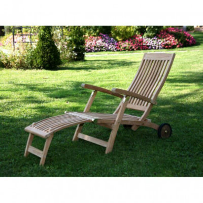 Gartenliege Filey mit Auflage