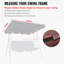 Yescom Fabric Replacement Canopy for Gazebo-65029457-65029460