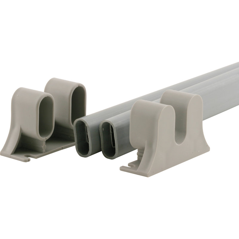 Aluminum Swinging Screen Door Push Bar (Single Pack), Aluminum