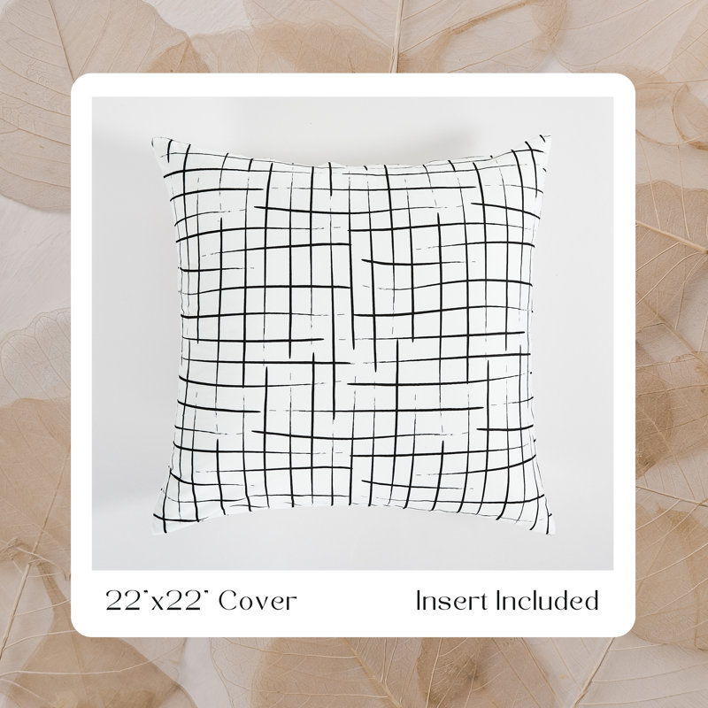 Coussin floral 22 po