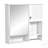 Modern Wall Mounted Bathroom Medicine Cabinet With Mirror And Towel Bar, Perfect For Space-Saving And Organized Storage-1217879917