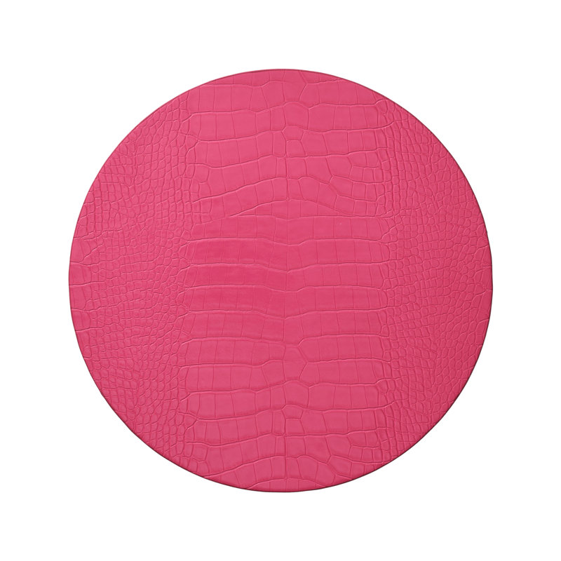 Croco Placemat, Fuchsia