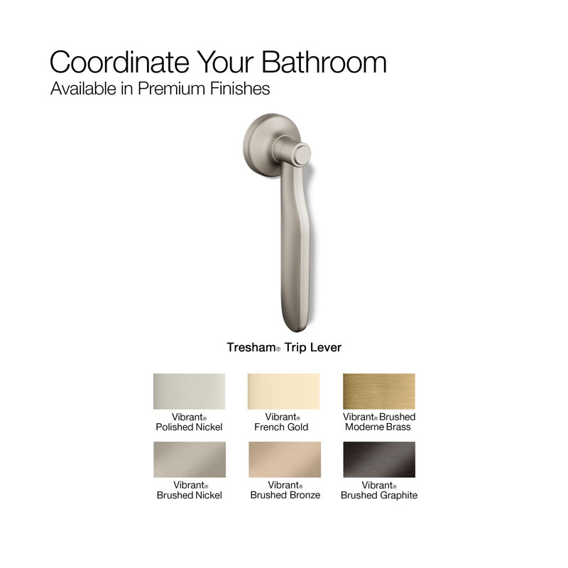 Tresham Trip Lever, Vibrant French Gold