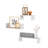 Flem 3 Piece Wall Mounted Floating Display Shelves with Invisible Brackets-1754455326