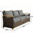 Comfort Couch Sofa,Wicker Outdoor Sofa,Deep Seat Sofa