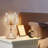 Candle Holder with Glass Shade for Home Decor