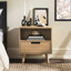 Grandwood 1-Drawer Nightstand with Open Cubby-1207253970