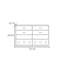 Retro simple and light luxury sideboard