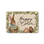 Tapis de bain vintage avec lapin de Pâques avec marguerites, 24 x 36 pouces, antidérapant