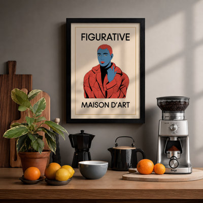 Figurative Maison Modern - Framed Print