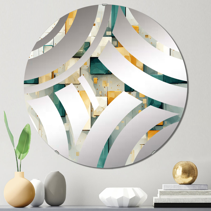 Miroir décoratif Garnik, 31,4 po x 31,4 po