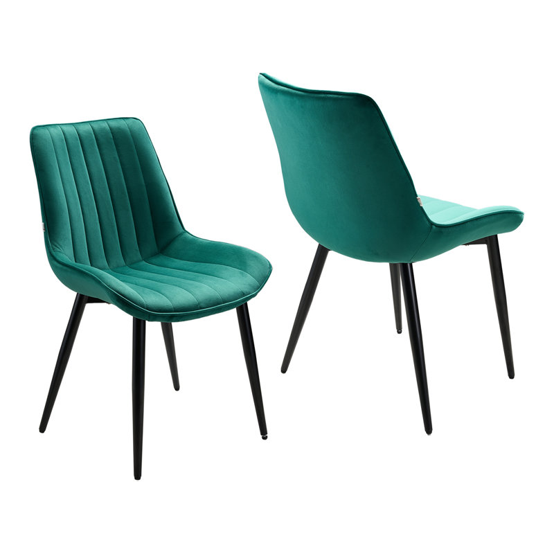 50cm H Upholstered Wing Back Accent, Green