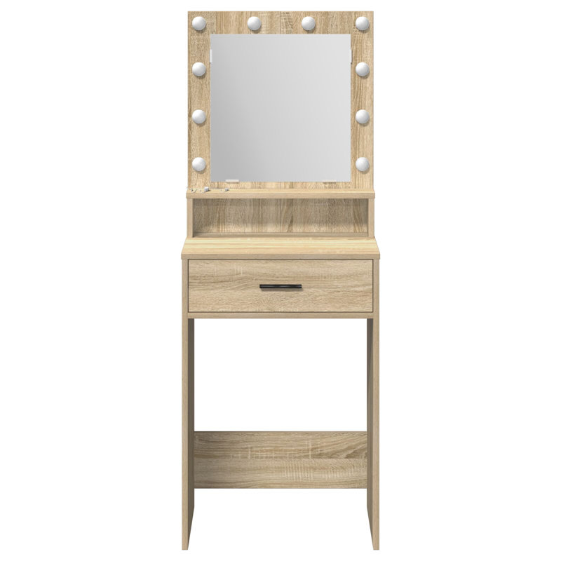 Particle Board 50 X 41 X 135 Cm Vanity Table, Sonoma Oak